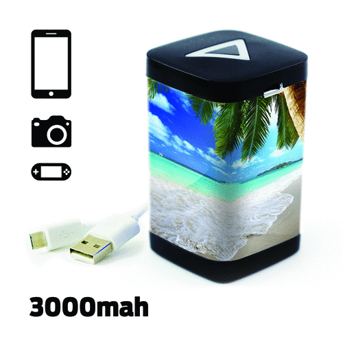 USB Light Up Power Bank 3000mah